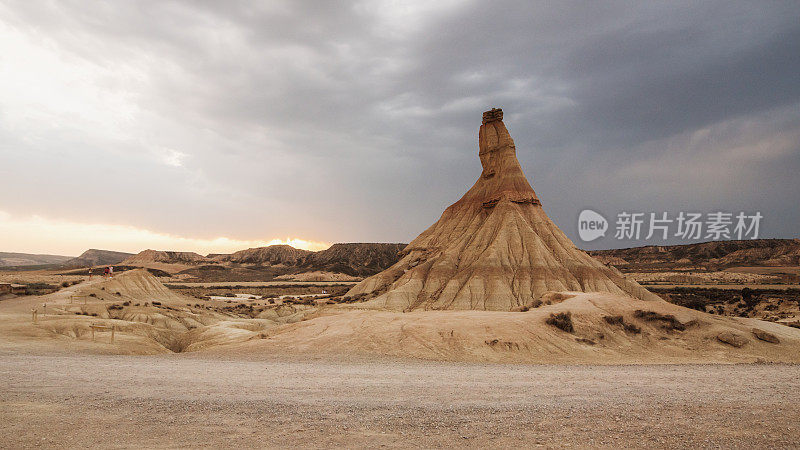 西班牙纳瓦拉的Bardenas Reales沙漠